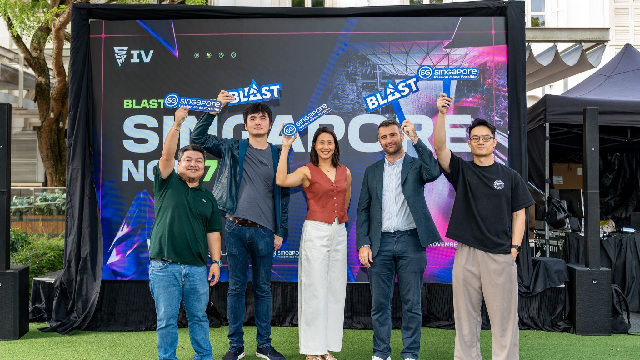 Blast and Singapore Tourism Board to host four esports arena events. Credit: STB and Blast